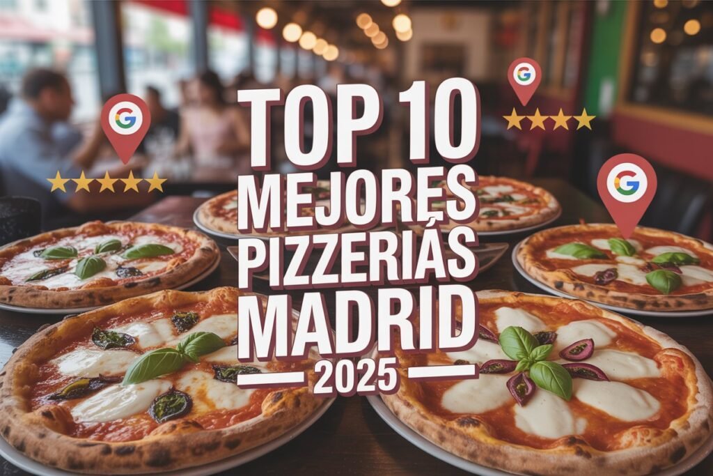 10 Mejores Pizzerías de Madrid según Reseñas Positivas en Google Maps