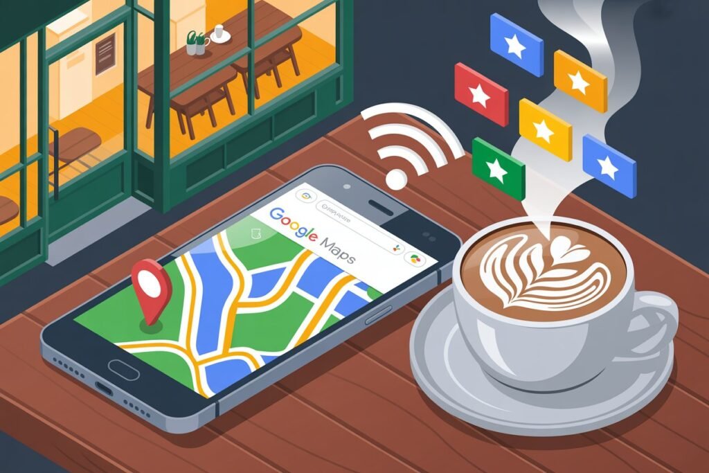 Google Maps para Cafeterías 