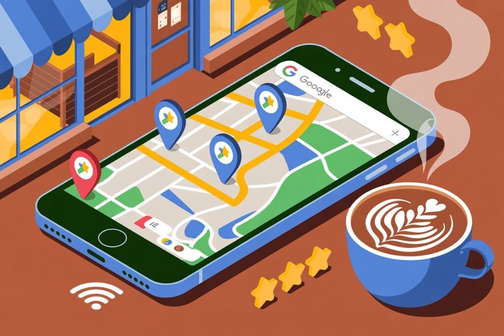 Google Maps para Cafeterías 